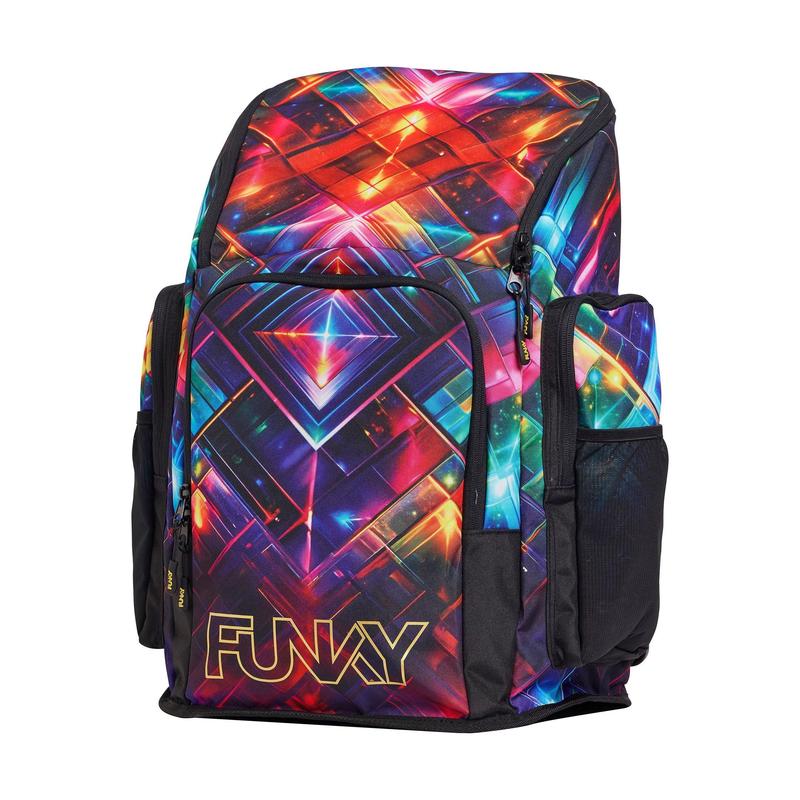 Funky Space Case Backpack | Firefly Sparkle-Backpacks-Funky-Ashlee Grace Activewear & Swimwear Online
