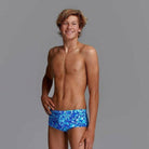 Funky Trunks Boys Classic Trunks | Printed-Swimwear-Funky Trunks-8-Pane Train-Ashlee Grace Activewear & Swimwear Online