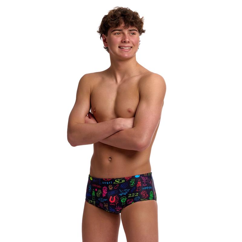 Funky Trunks Boy's Sidewinder Trunks | Doodles-Swimwear-Funky Trunks-24-Doodles-Ashlee Grace Activewear & Swimwear Online