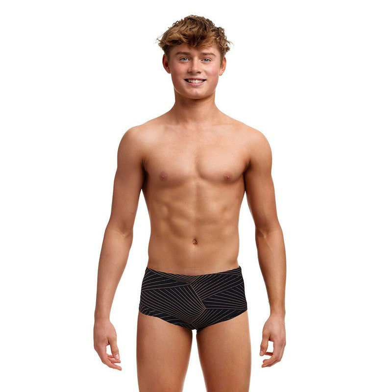 Funky Trunks Boy's Sidewinder Trunks | Gold Weaver-Swimwear-Funky Trunks-22-Gold Weaver-Ashlee Grace Activewear & Swimwear Online