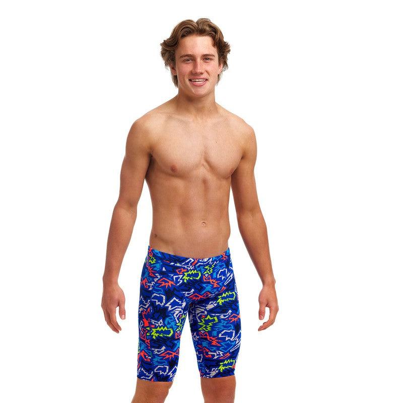Funky Trunks Boy's Training Jammers | Broken Hearts-Swimwear-Funky Trunks-22-Broken Hearts-Ashlee Grace Activewear & Swimwear Online