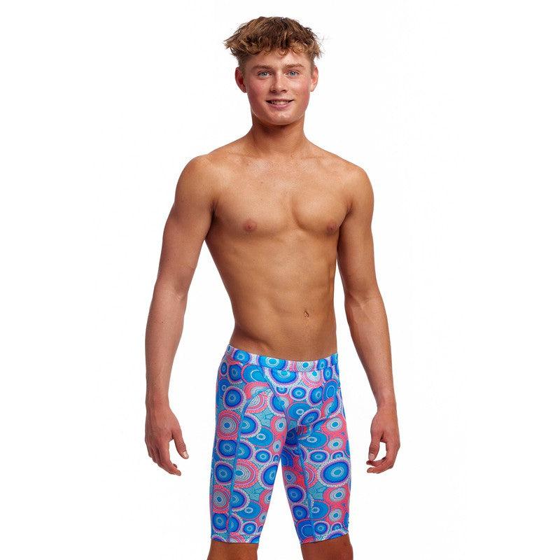 Funky Trunks Boy's Training Jammers | Bundjalung Blue-Swimwear-Funky Trunks-22-Bundjalung Blue-Ashlee Grace Activewear & Swimwear Online