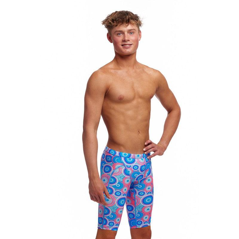 Funky Trunks Boy's Training Jammers | Bundjalung Blue-Swimwear-Funky Trunks-22-Bundjalung Blue-Ashlee Grace Activewear & Swimwear Online