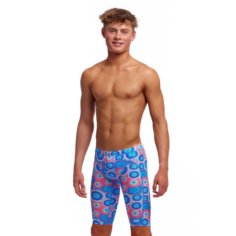 Funky Trunks Boy's Training Jammers | Bundjalung Blue-Swimwear-Funky Trunks-22-Bundjalung Blue-Ashlee Grace Activewear & Swimwear Online