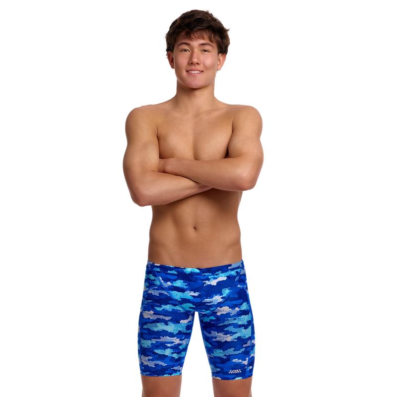Funky Trunks Boy's Training Jammers | Clean Marine-Swimwear-Funky Trunks-22-Clean Marine-Ashlee Grace Activewear & Swimwear Online