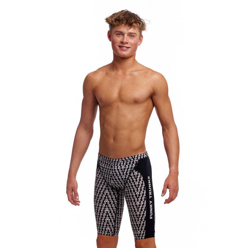 Funky Trunks Boy's Training Jammers | Dark Night-Swimwear-Funky Trunks-22-Dark Night-Ashlee Grace Activewear & Swimwear Online