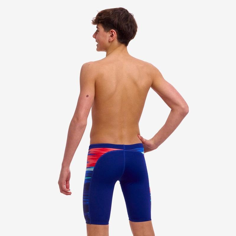Funky Trunks Boy's Training Jammers | Storm At Sea-Swimwear-Funky Trunks-22-Storm At Sea-Ashlee Grace Activewear & Swimwear Online