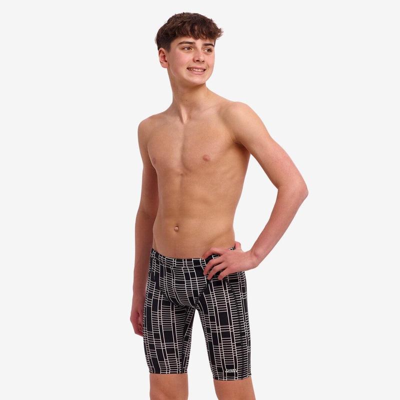 Funky Trunks Boy's Training Jammers | Up The Ladder-Swimwear-Funky Trunks-22-Up The Ladder-Ashlee Grace Activewear & Swimwear Online