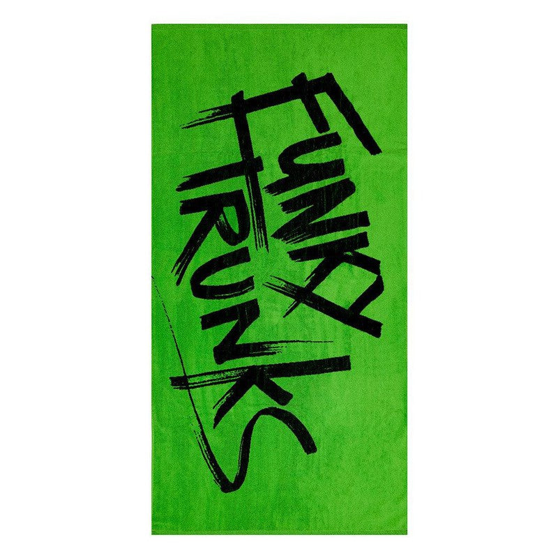 Funky Trunks Cotton Jacquard Towel | Tagged Green-Towel-Funky Trunks-Tagged Green-Ashlee Grace Activewear & Swimwear Online