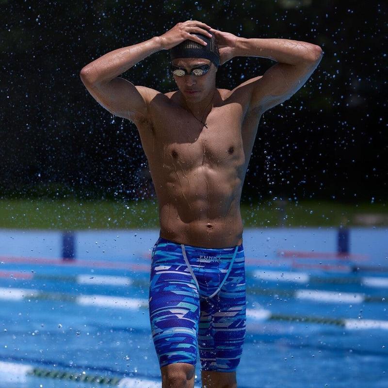 Funky Trunks Mens Apex Oblivion Jammers | Pace Racer-Swimwear-Funky Trunks-20-Pace Racer-Ashlee Grace Activewear & Swimwear Online