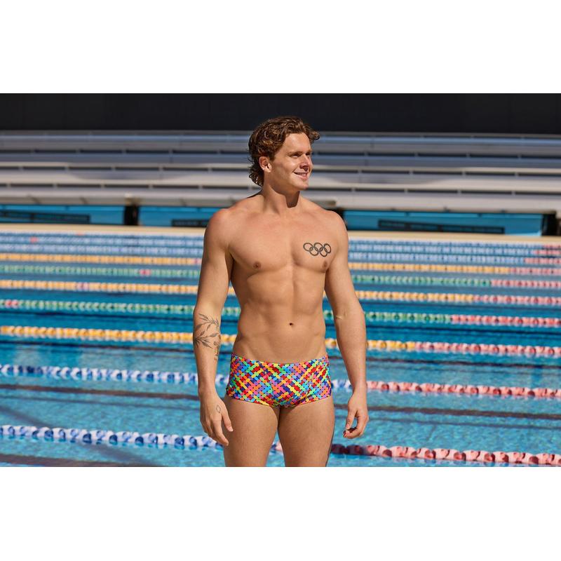 Funky Trunks Mens Classic Trunks | Bread Basket-Swimwear-Funky Trunks-XS-Bread Basket-Ashlee Grace Activewear & Swimwear Online
