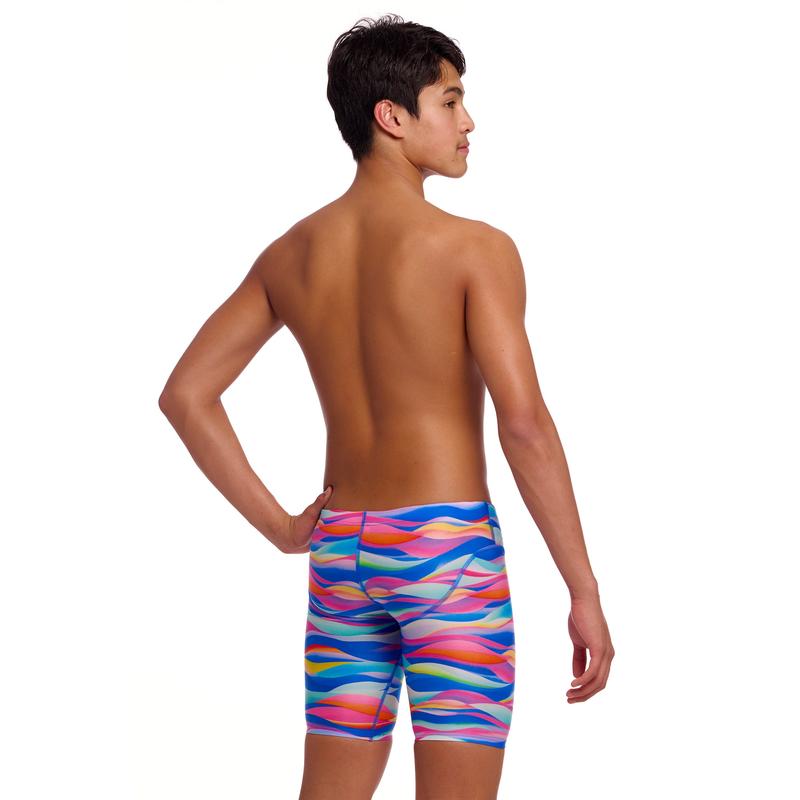 Funky Trunks Men's Fast Training Jammers | Royal Wave-Swimwear-Funky Trunks-30-Royal Wave-Ashlee Grace Activewear & Swimwear Online