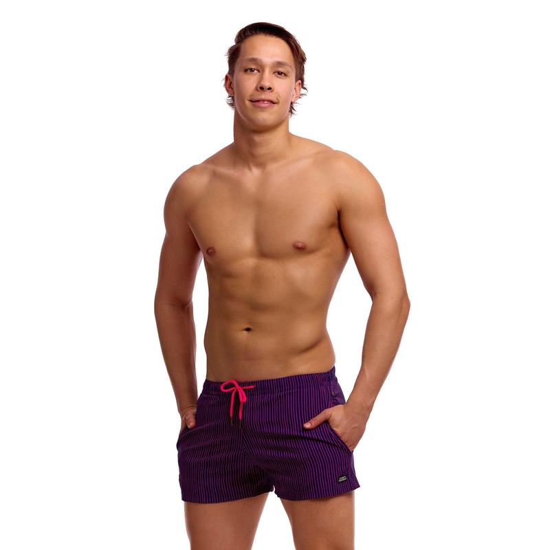 Funky Trunks Mens Shorty Shorts | Peach Tea-Swimwear-Funky Trunks-XS-Peach Tea-Ashlee Grace Activewear & Swimwear Online