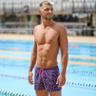 Funky Trunks Mens Shorty Shorts | Serial Texter-Swimwear-Funky Trunks-XS-Serial Texter-Ashlee Grace Activewear & Swimwear Online