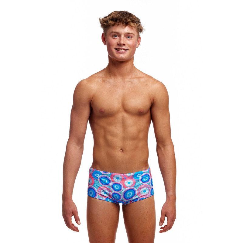 Funky Trunks Mens Sidewinder Trunks |Bundjalung Blue-Swimwear-Funky Trunks-30-Bundjalung Blue-Ashlee Grace Activewear & Swimwear Online