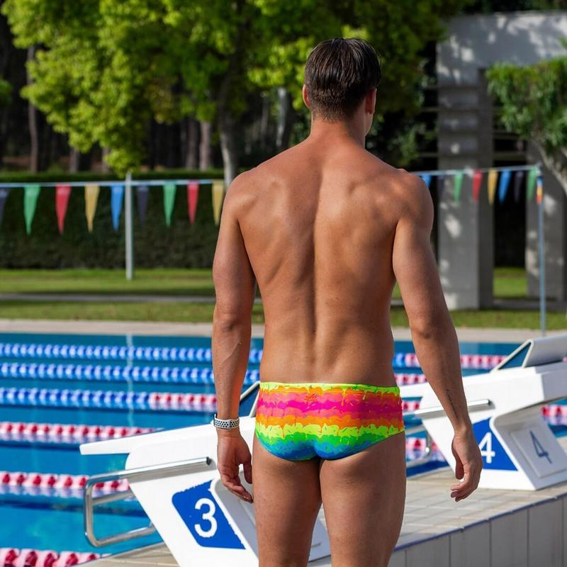 Funky Trunks Mens Sidewinder Trunks | Melting Mayhem – Ashlee