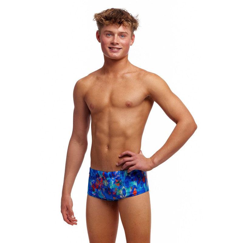 Funky Trunks Mens Sidewinder Trunks | Paint Press-Swimwear-Funky Trunks-30-Paint Press-Ashlee Grace Activewear & Swimwear Online