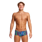Funky Trunks Mens Sidewinder Trunks | Rain Down-Swimwear-Funky Trunks-30-Rain Down-Ashlee Grace Activewear & Swimwear Online