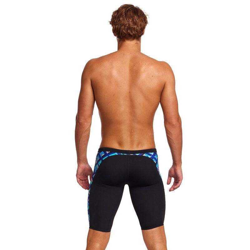 Funky Trunks Mens Training Jammers | Blue Bunkers-Swimwear-Funky Trunks-30-Blue Bunkers-Ashlee Grace Activewear & Swimwear Online