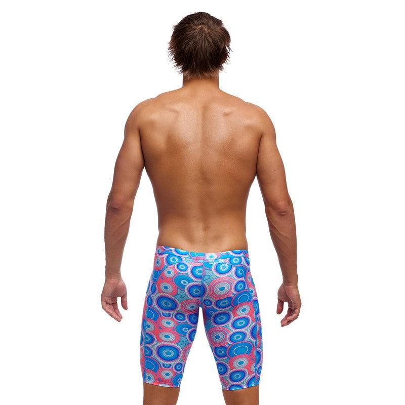 Funky Trunks Men's Training Jammers | Bundjalung Blue-Swimwear-Funky Trunks-30-Bundjalung Blue-Ashlee Grace Activewear & Swimwear Online