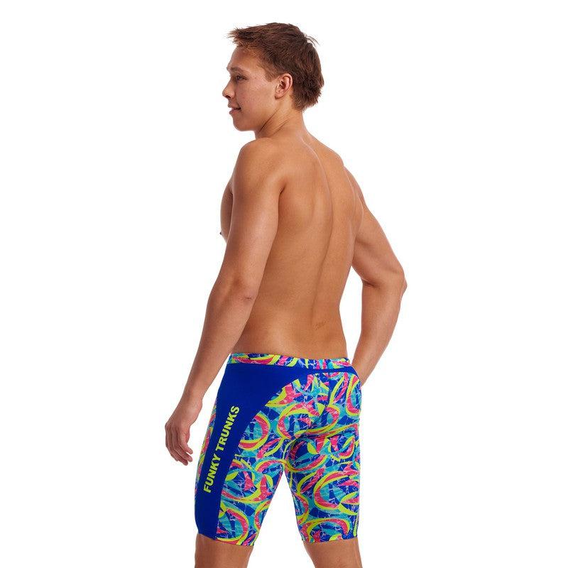 Funky Trunks Men's Training Jammers | Choppy Waters-Swimwear-Funky Trunks-30-Choppy Waters-Ashlee Grace Activewear & Swimwear Online