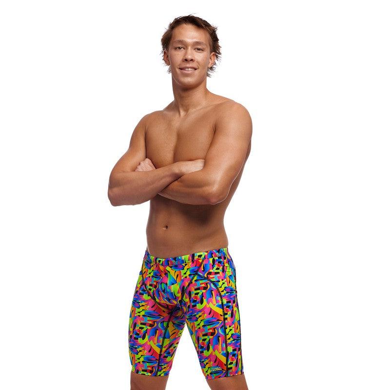 Funky Trunks Men's Training Jammers | Colour Funk-Swimwear-Funky Trunks-30-Colour Funk-Ashlee Grace Activewear & Swimwear Online