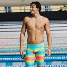 Funky Trunks Men's Training Jammers | Melting Mayhem-Swimwear-Funky Trunks-30-Melting Mayhem-Ashlee Grace Activewear & Swimwear Online