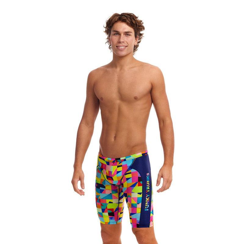 Funky Trunks Mens Training Jammers | On The Grid-Swimwear-Funky Trunks-30-On The Grid-Ashlee Grace Activewear & Swimwear Online