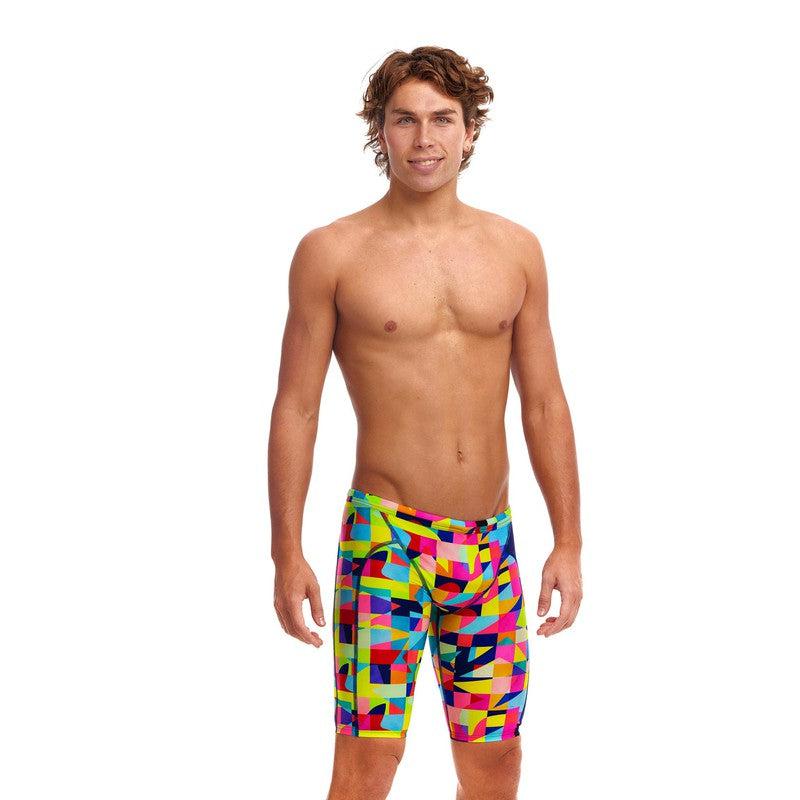 Funky Trunks Mens Training Jammers | On The Grid-Swimwear-Funky Trunks-30-On The Grid-Ashlee Grace Activewear & Swimwear Online