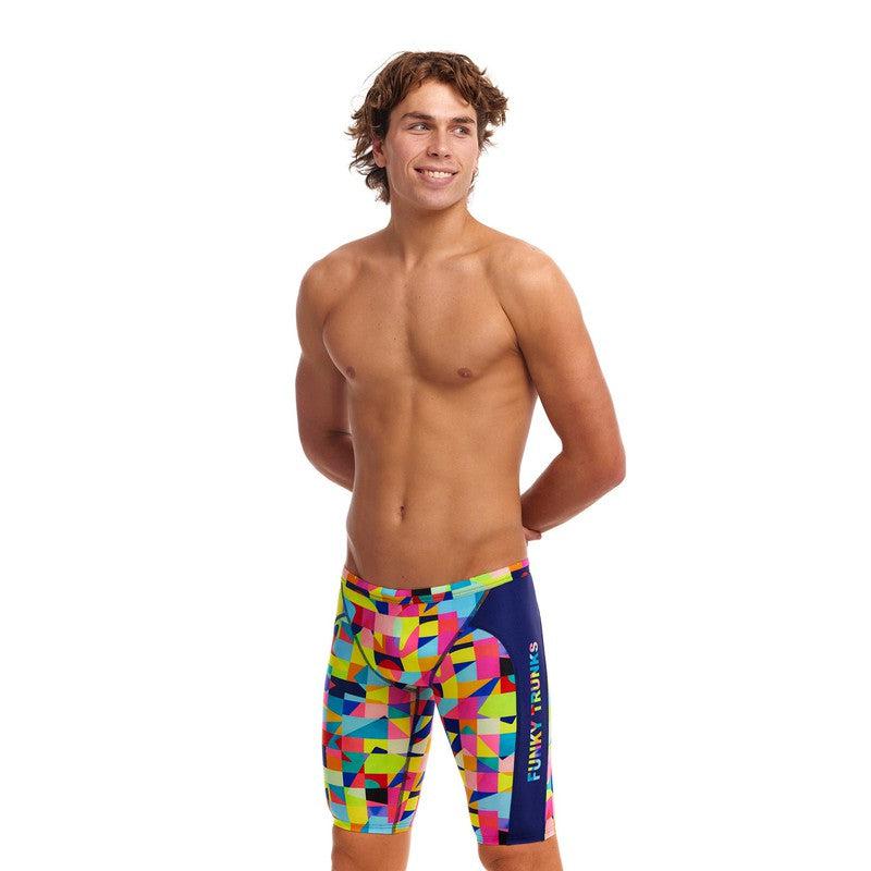 Funky Trunks Mens Training Jammers | On The Grid-Swimwear-Funky Trunks-30-On The Grid-Ashlee Grace Activewear & Swimwear Online