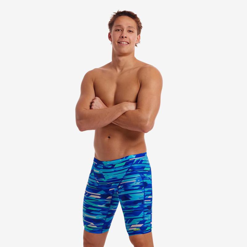 Funky Trunks Men's Training Jammers | Pace Racer-Swimwear-Funky Trunks-30-Pace Racer-Ashlee Grace Activewear & Swimwear Online