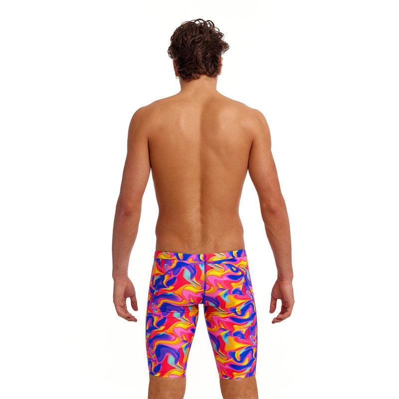 Funky Trunks Mens Training Jammers | Summer Swirl-Swimwear-Funky Trunks-30-Summer Swirl-Ashlee Grace Activewear & Swimwear Online