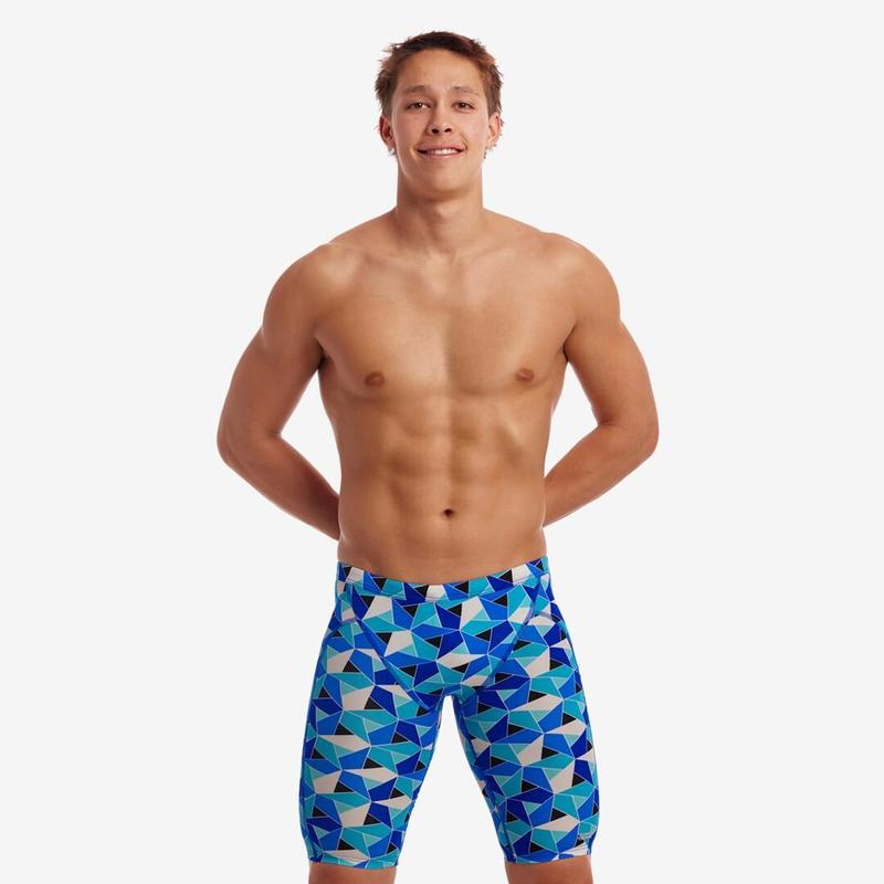 Funky Trunks Men's Training Jammers |Tetra Tonic-Swimwear-Funky Trunks-30-Tetra Tonic-Ashlee Grace Activewear & Swimwear Online