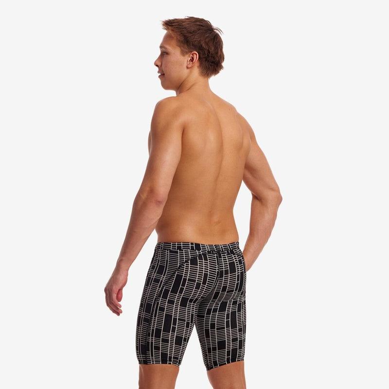 Funky Trunks Men's Training Jammers |Up The Ladder-Swimwear-Funky Trunks-30-Up The Ladder-Ashlee Grace Activewear & Swimwear Online