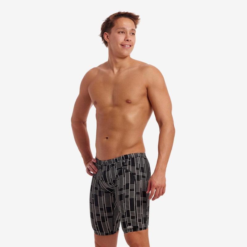 Funky Trunks Men's Training Jammers |Up The Ladder-Swimwear-Funky Trunks-30-Up The Ladder-Ashlee Grace Activewear & Swimwear Online