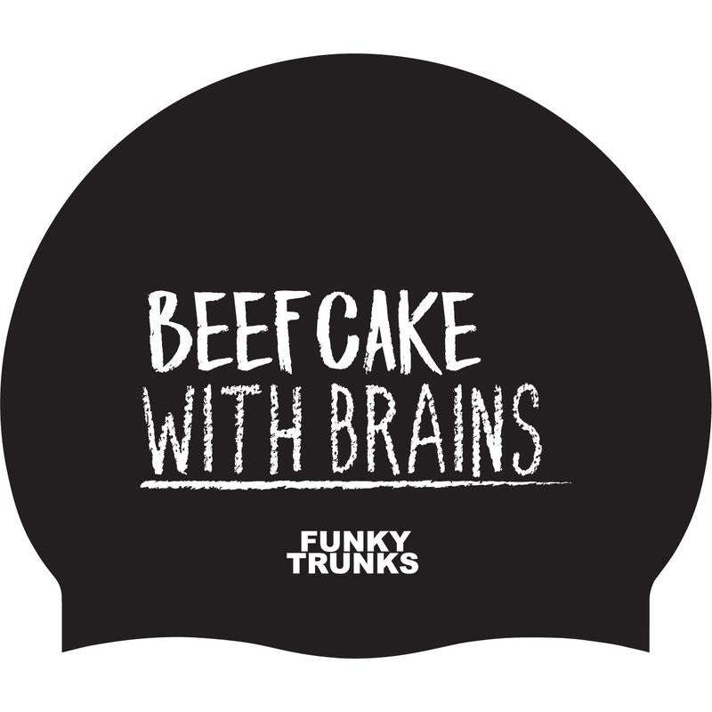 Funky Trunks Silicone Swim Cap | Beef Cake-Swim Caps-Funky Trunks-ONE SIZE-Beef Cake-Ashlee Grace Activewear & Swimwear Online