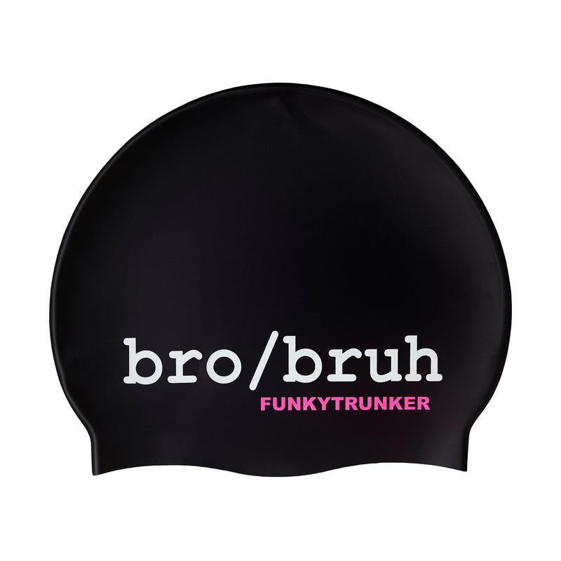 Funky Trunks Silicone Swim Cap | Bro Bruh-Swim Caps-Funky Trunks-ONE SIZE-Bro Bruh-Ashlee Grace Activewear & Swimwear Online