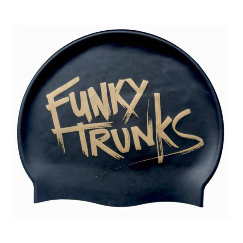Funky Trunks Silicone Swim Cap | Bronzed-Swim Caps-Funky Trunks-ONE SIZE-Bronzed-Ashlee Grace Activewear & Swimwear Online