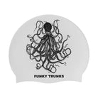 Funky Trunks Silicone Swim Cap | Octomus Black-Swim Caps-Funky Trunks-ONE SIZE-Octomus Black-Ashlee Grace Activewear & Swimwear Online