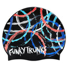 Funky Trunks Silicone Swim Cap | Spin Doctor-Swim Caps-Funky Trunks-ONE SIZE-Spin Doctor-Ashlee Grace Activewear & Swimwear Online
