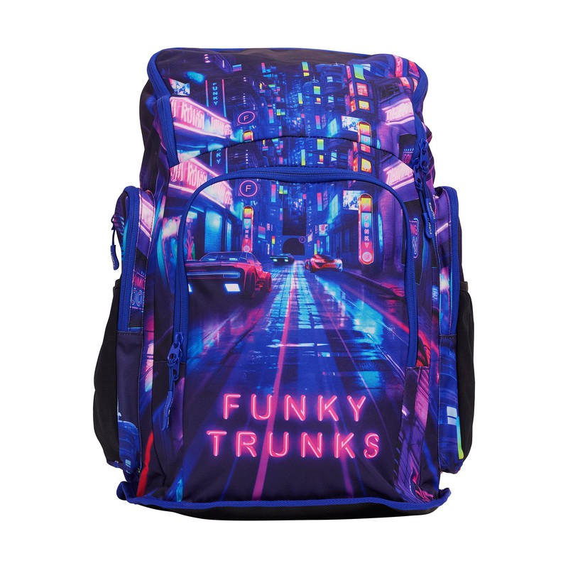 Funky Trunks Space Case Backpack | Cyber City-Backpacks-Funky Trunks-Ashlee Grace Activewear & Swimwear Online