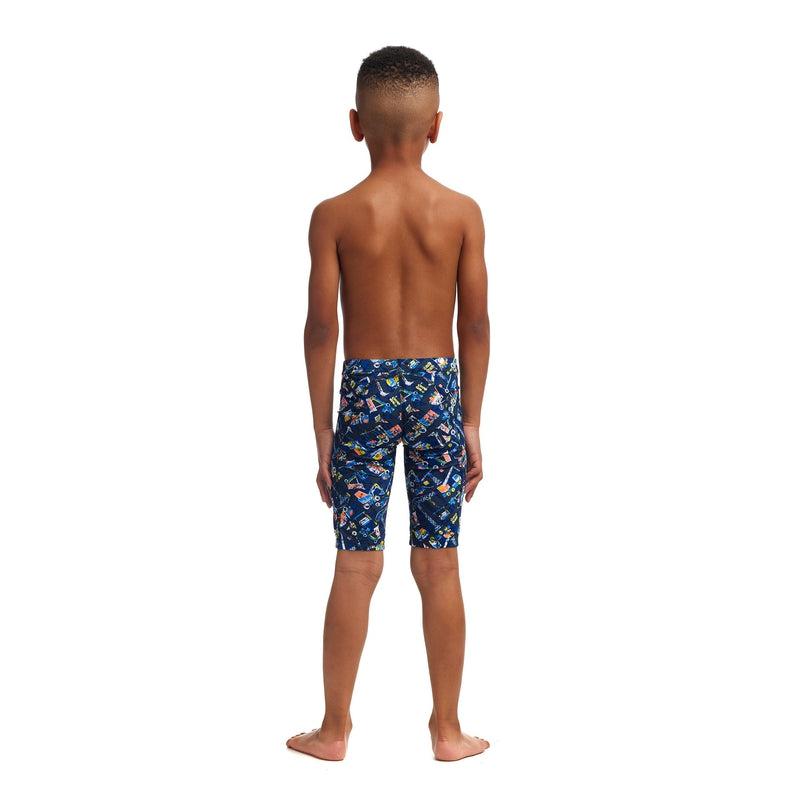 Funky Trunks Toddler Boys Miniman Jammers | Can We Build It?-Swimwear-Funky Trunks-14-Can We Build It?-Ashlee Grace Activewear & Swimwear Online