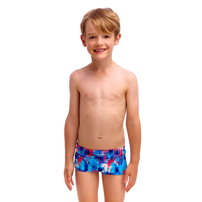 Funky Trunks Toddler Boys Printed Trunks | Messy Messy Messy-Swimwear-Funky Trunks-1-Messy Messy Messy-Ashlee Grace Activewear & Swimwear Online