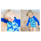 Funky Trunks Toddler Boys Zippy Rash Vest | Bird Brain-Rashie-Funky Trunks-2-Bird Brain-Ashlee Grace Activewear & Swimwear Online