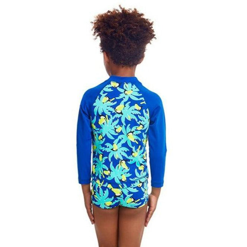 Funky Trunks Toddler Boys Zippy Rash Vest | Bird Brain-Rashie-Funky Trunks-2-Bird Brain-Ashlee Grace Activewear & Swimwear Online