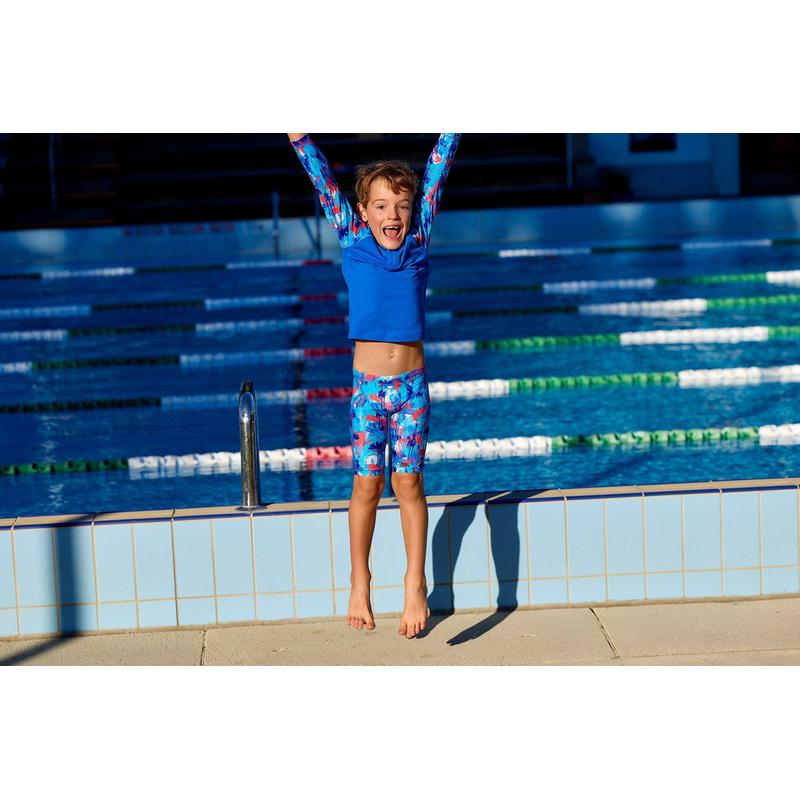 Funky Trunks Toddler Boy's Zippy Rash Vest | Messy Messy Messy-Rashie-Funky Trunks-2-Messy Messy Messy-Ashlee Grace Activewear & Swimwear Online