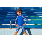 Funky Trunks Toddler Boy's Zippy Rash Vest | Messy Messy Messy-Rashie-Funky Trunks-2-Messy Messy Messy-Ashlee Grace Activewear & Swimwear Online