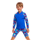 Funky Trunks Toddler Boy's Zippy Rash Vest | Messy Messy Messy-Rashie-Funky Trunks-2-Messy Messy Messy-Ashlee Grace Activewear & Swimwear Online