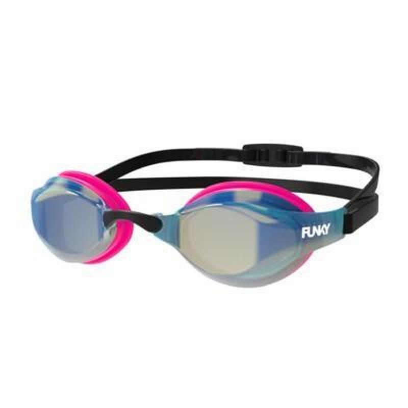 Funky XT Machine Mirror Goggles-Swim Goggles & Masks-Funky-ONE SIZE-Pink Shadow-Ashlee Grace Activewear & Swimwear Online