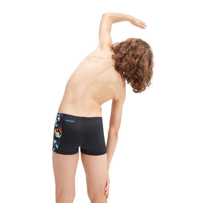 Speedo Boys Digital Allover Aquashort-Swimwear-Speedo-AU6 | GB5-6-Black/Hypersonic Blue/Volcanic Orange/Lumo Green/Fluro Tiger-8-00316015651-Ashlee Grace Activewear & Swimwear Online